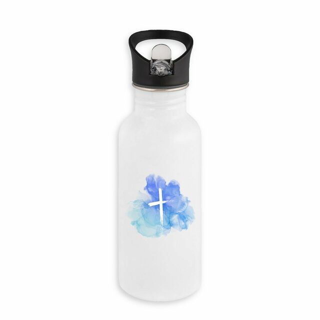 Image back Stainless steel water bottle ink stain 