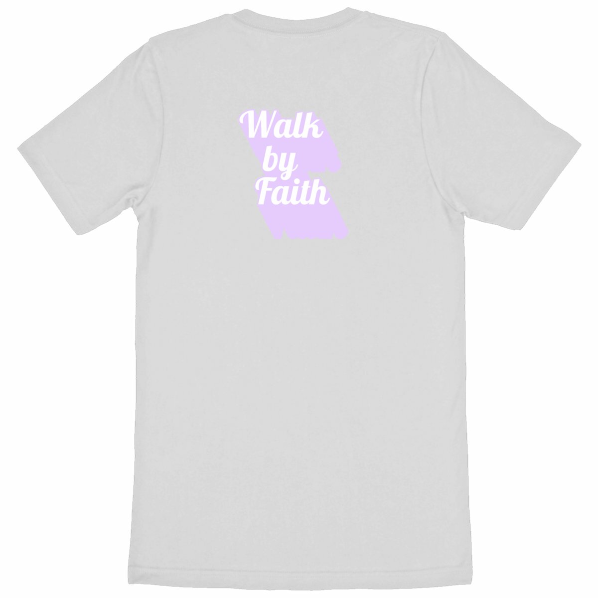 Image back Heavyweight Unisex t-shirt Premium+ walk by faith