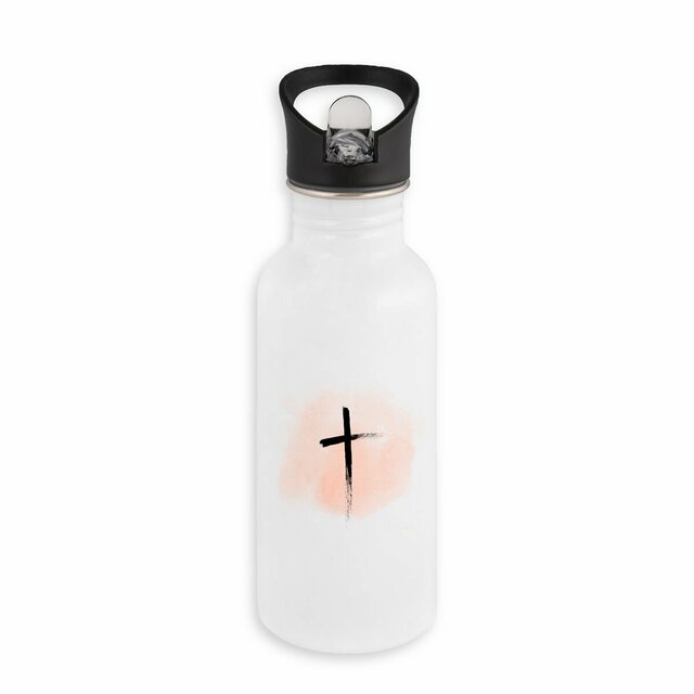 Image back Stainless steel water bottle "ink"