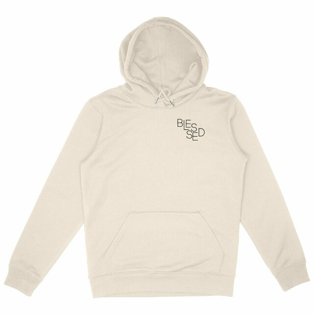 Image back Unisex hoodie - Premium Plus BLESSED both sides