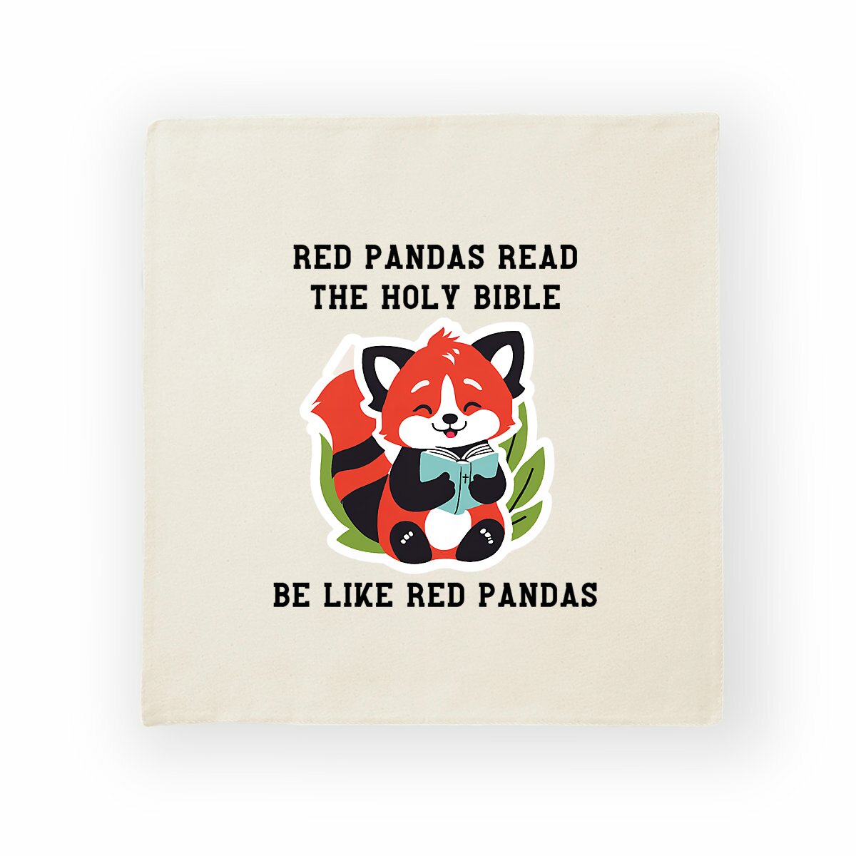 Image back Cushion cover Premium+ one side Red Pandas 