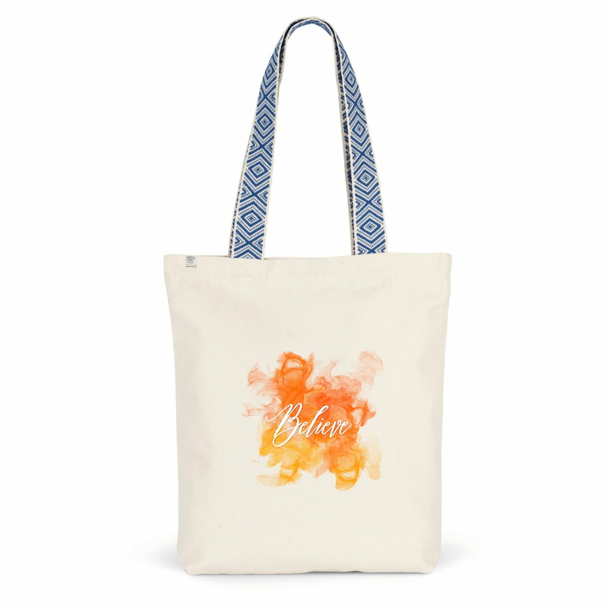 Image back Ethnic totebag ink