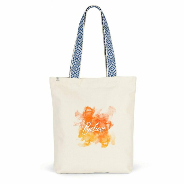 Image back Ethnic totebag ink