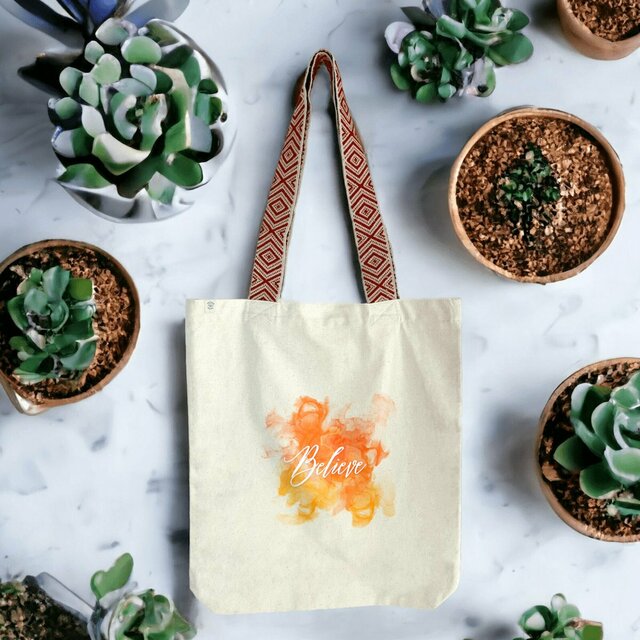 Image front Ethnic totebag ink