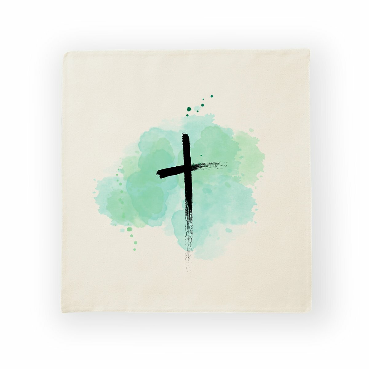 Image back Cushion cover Premium+ one side tache verte