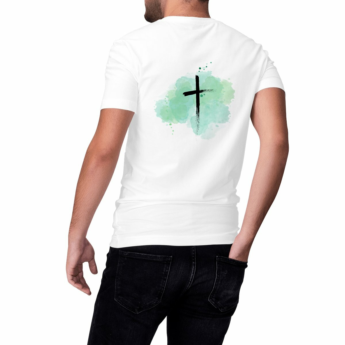 Image front Heavyweight Unisex t-shirt "croce"