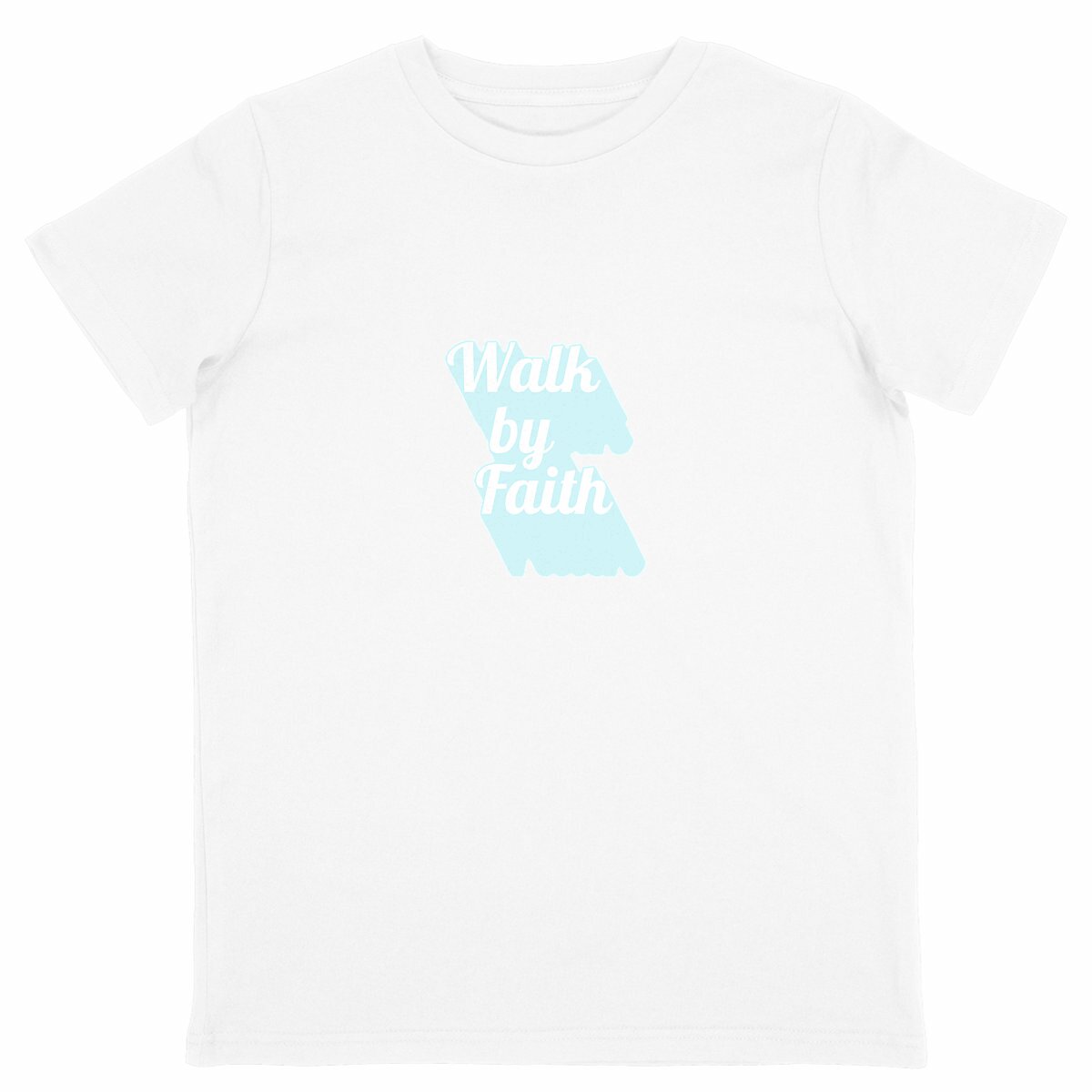Image back Kids t-shirt Standard  Walk by Faith