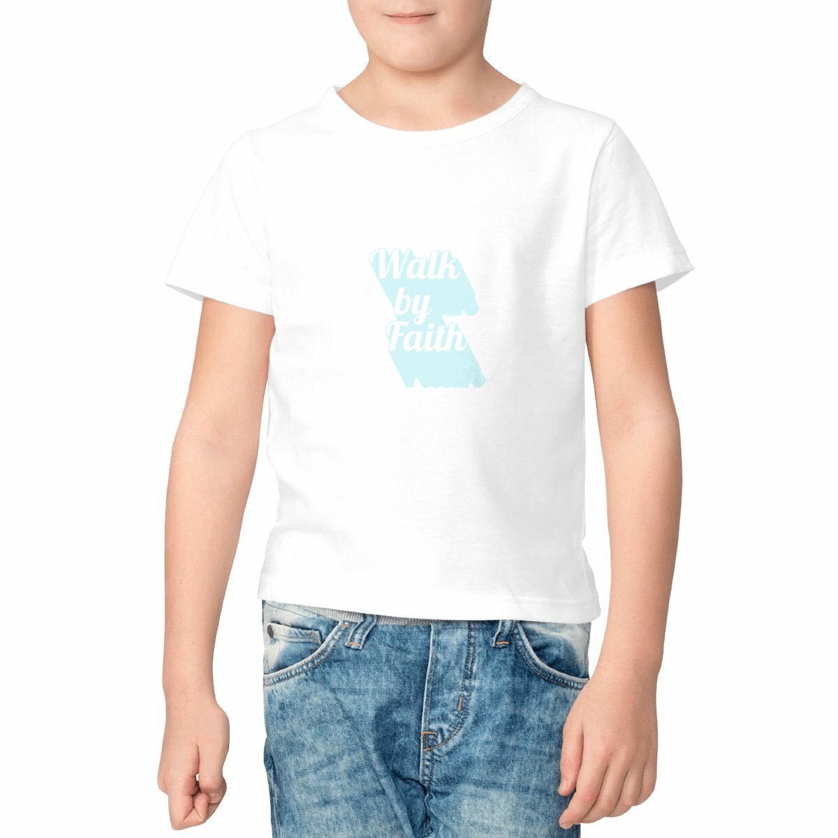 Image front Kids t-shirt Standard  Walk by Faith