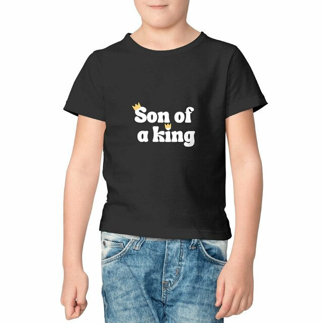 Image front Kids t-shirt Standard  Son of a King 