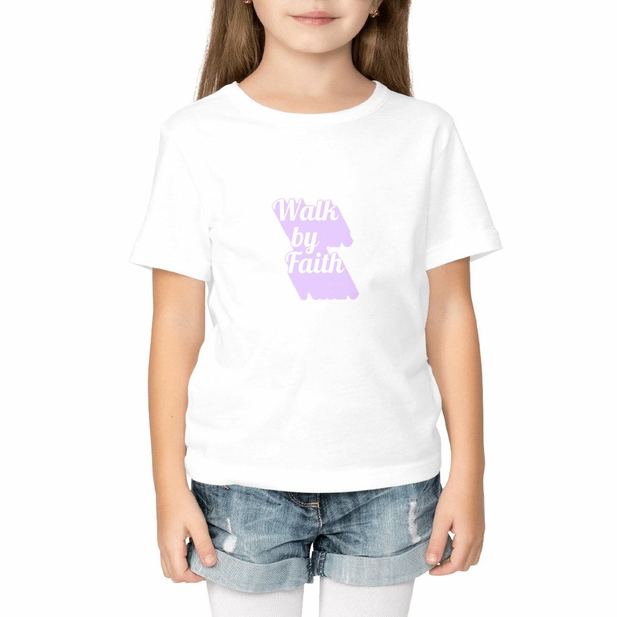 Image front Kids t-shirt Standard  Walk by Faith