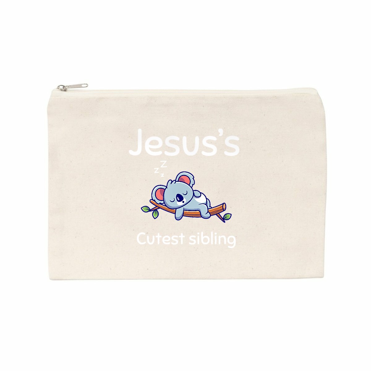 Image back Pencil case Premium+ Jesus's cutest Sibling 