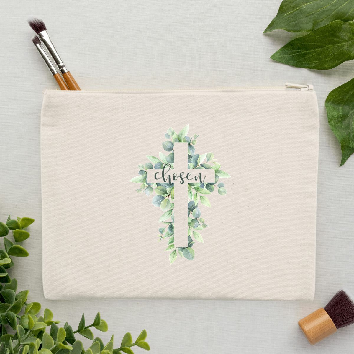 Image front Recycled cotton pouch chosen