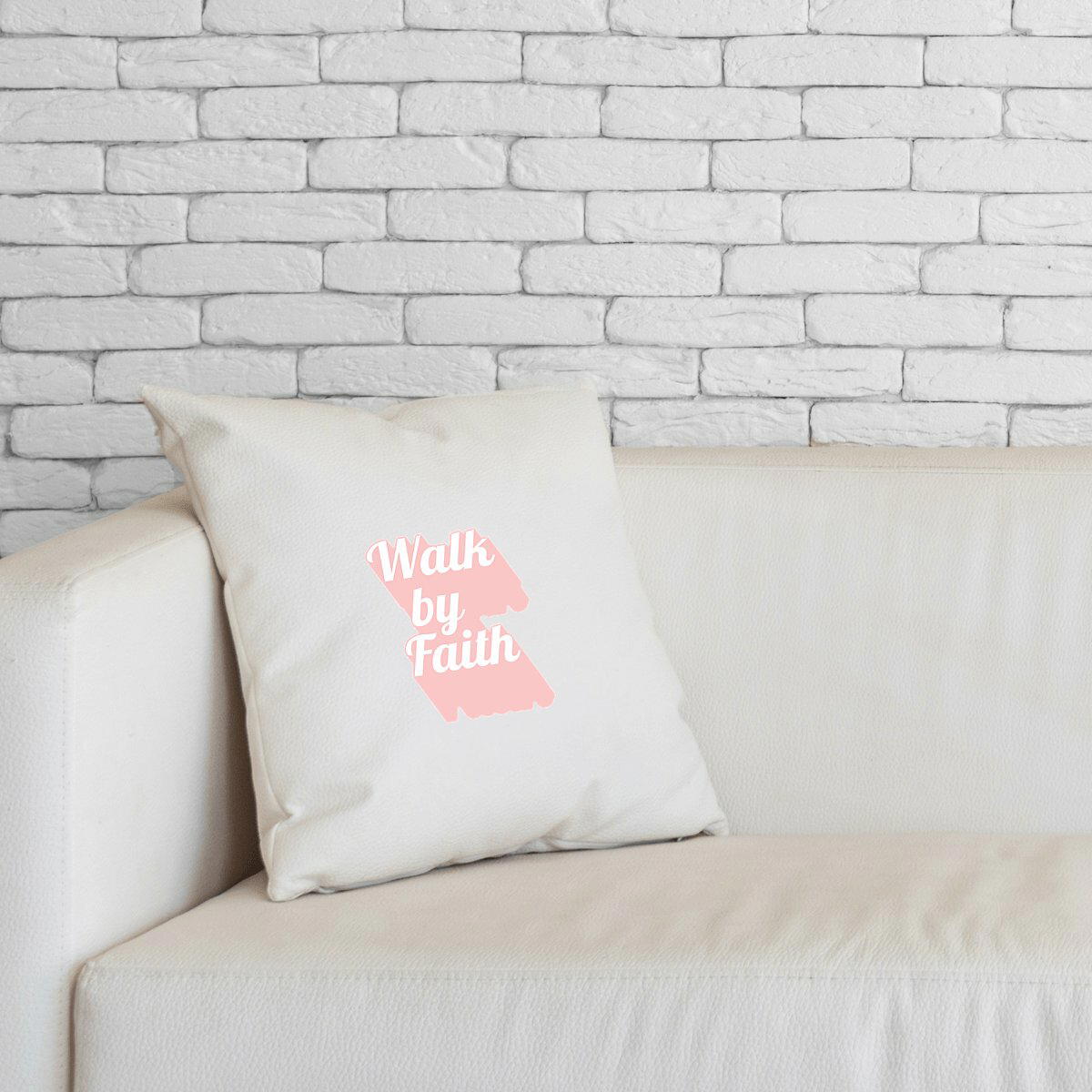 Image front Cushion Premium+ Walk by Faith
