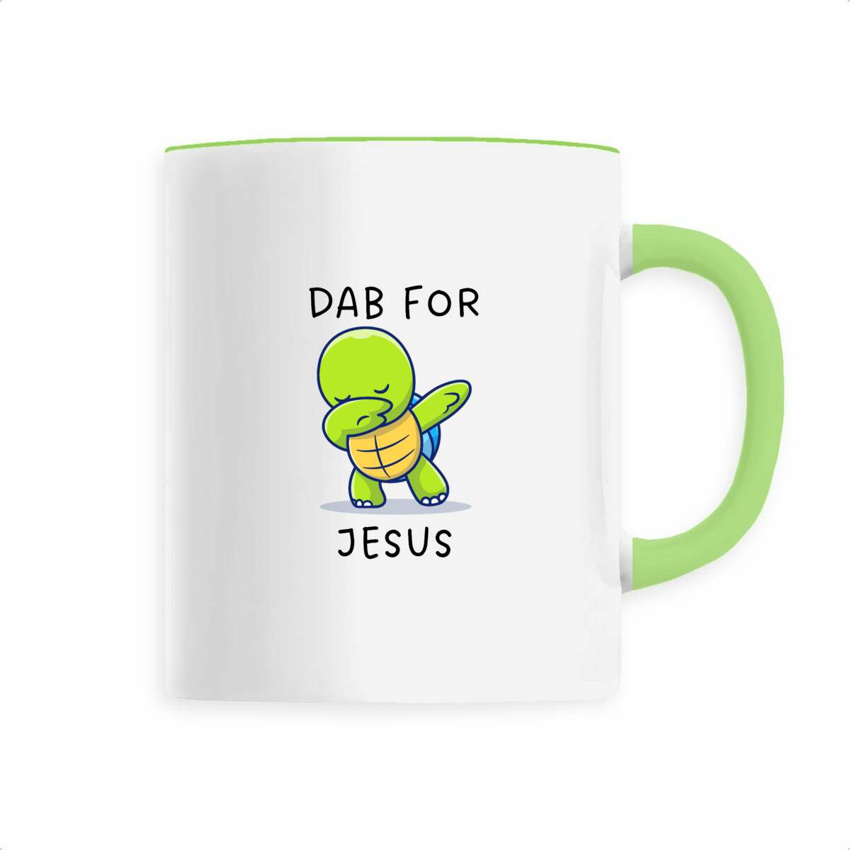 Image back Ceramic mug Premium Dab for Jesus 