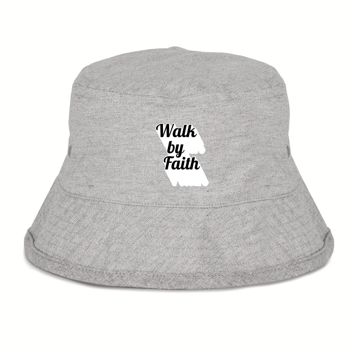 Image back 100% Recycled Bucket Hat Premium+ Walk by Faith