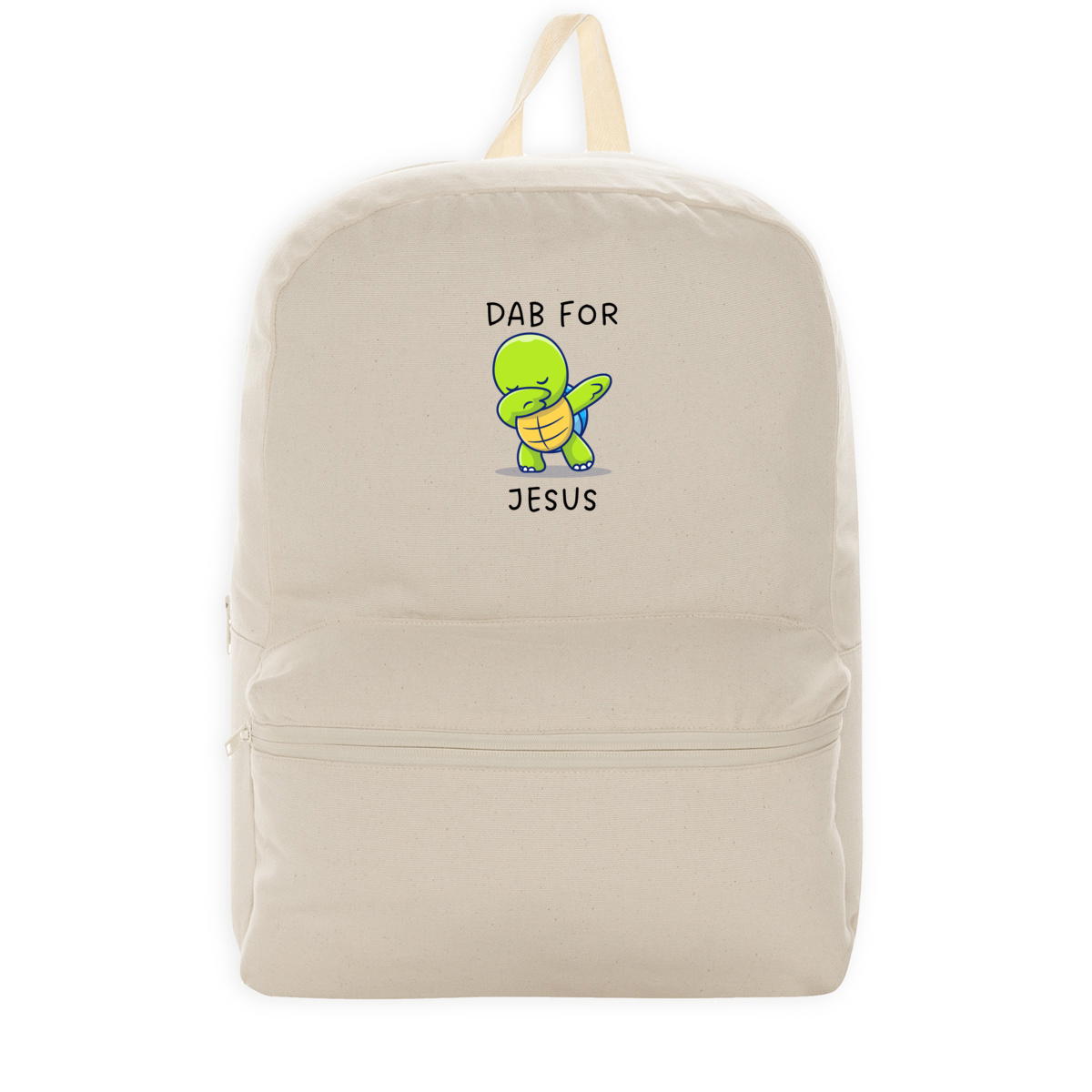 Image back 100% recycled backpack Premium+  Dab for Jesus 