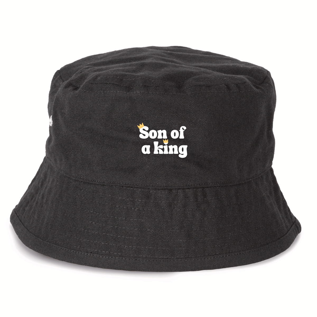 Image front 100% Recycled Bucket Hatk Premium+ Son of a King