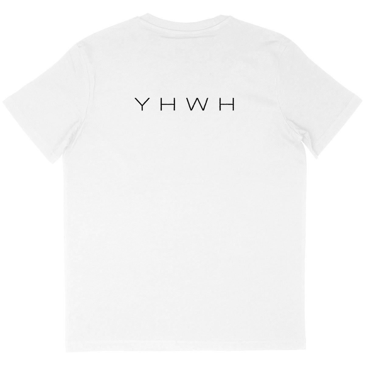 Image back Men's oversized t-shirt - Premium Plus YHWH