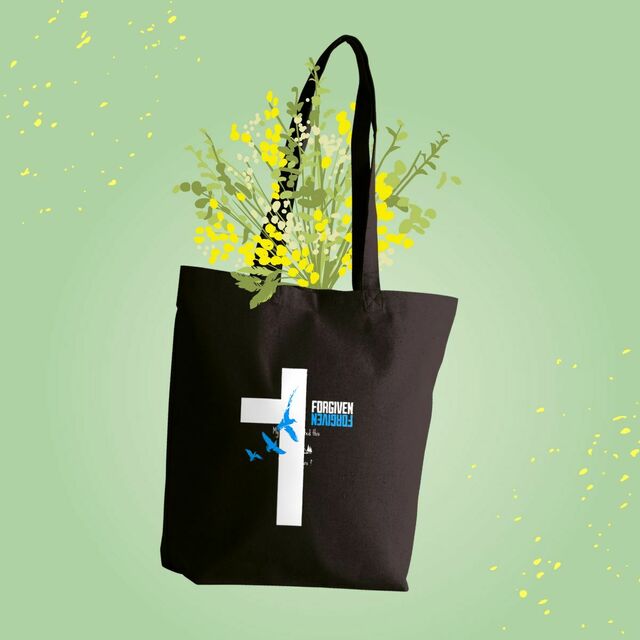 Image front Heavy totebag Premium+ Forgiven