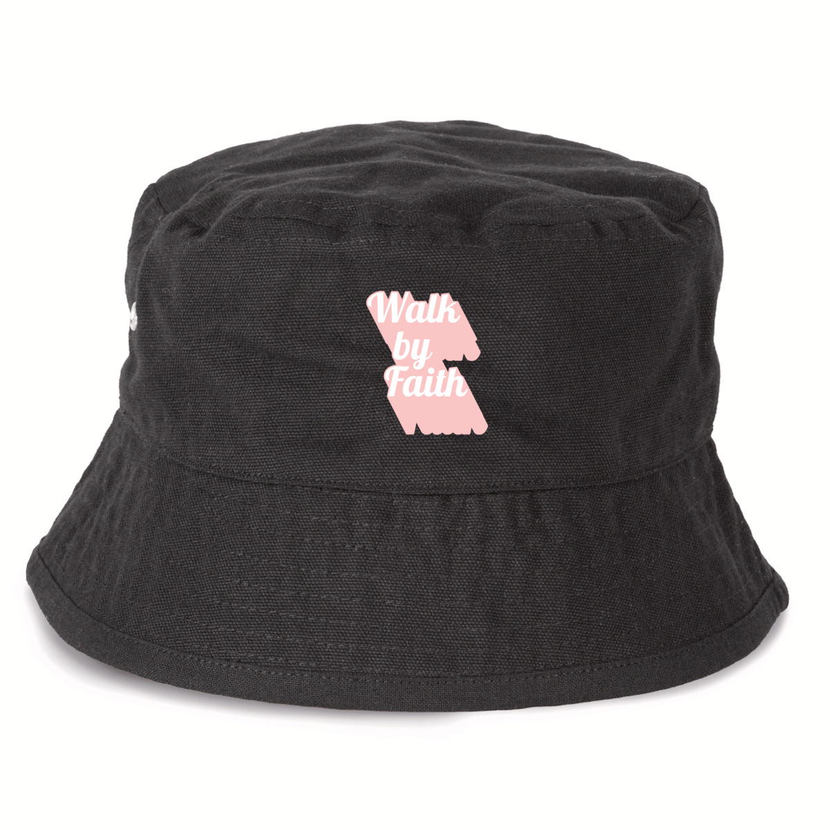 Image front 100% Recycled Bucket Hat Premium+ Walk by Faith