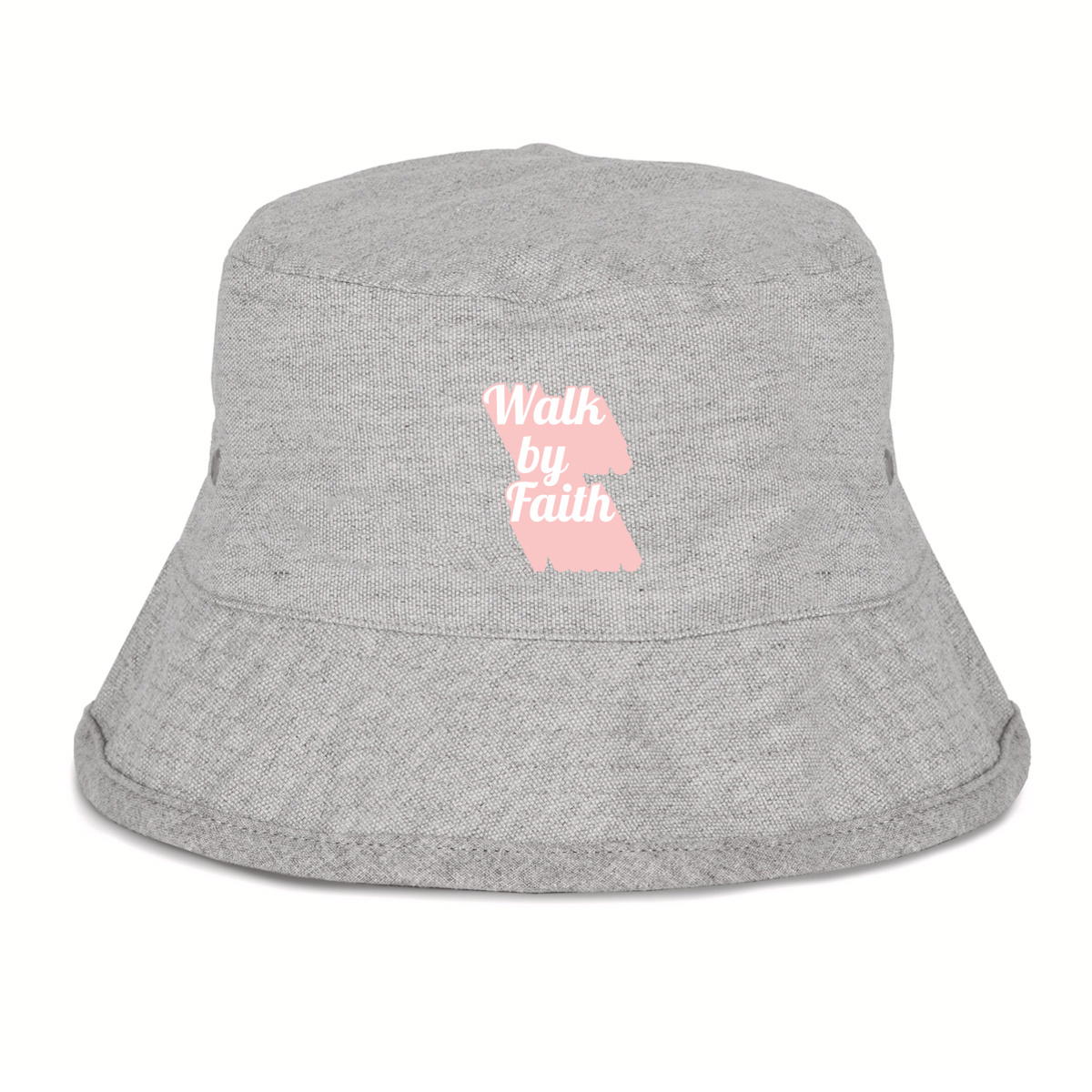 Image back 100% Recycled Bucket Hat Premium+ Walk by Faith