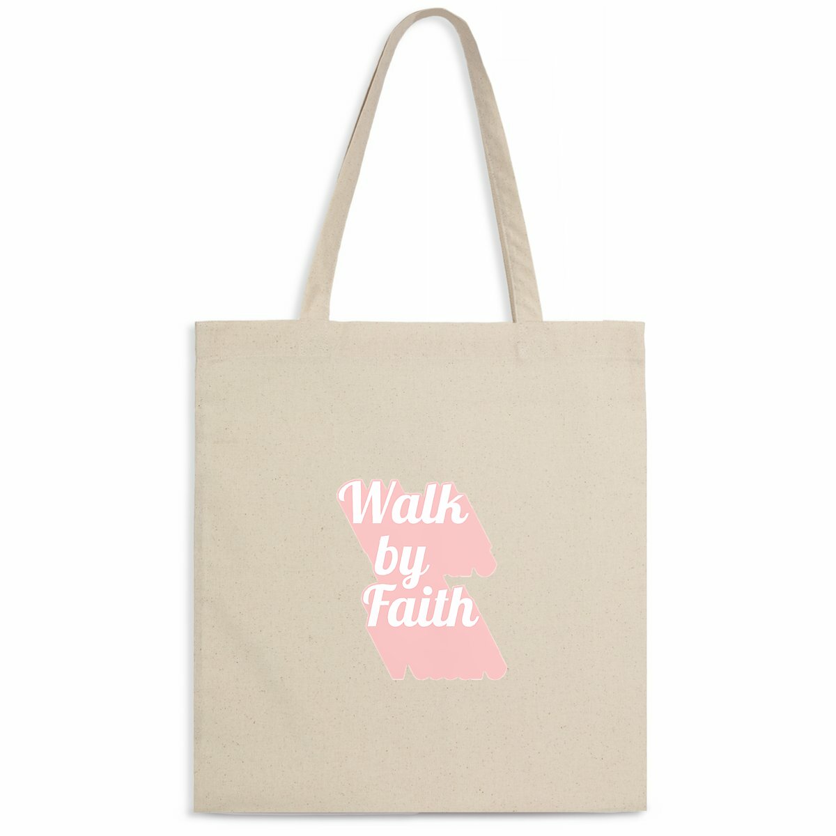 Image front Light Totebag Premium Walk by Faith