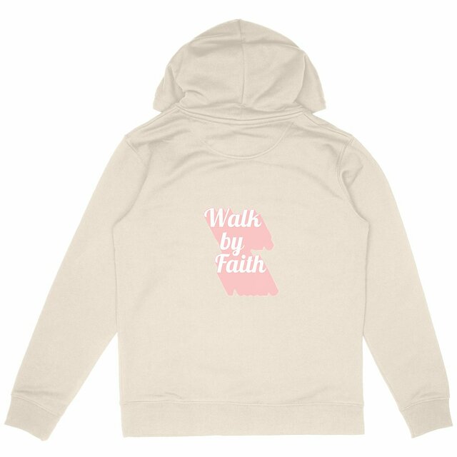 Image back Unisex hoodie Premium+ Walk by Faith