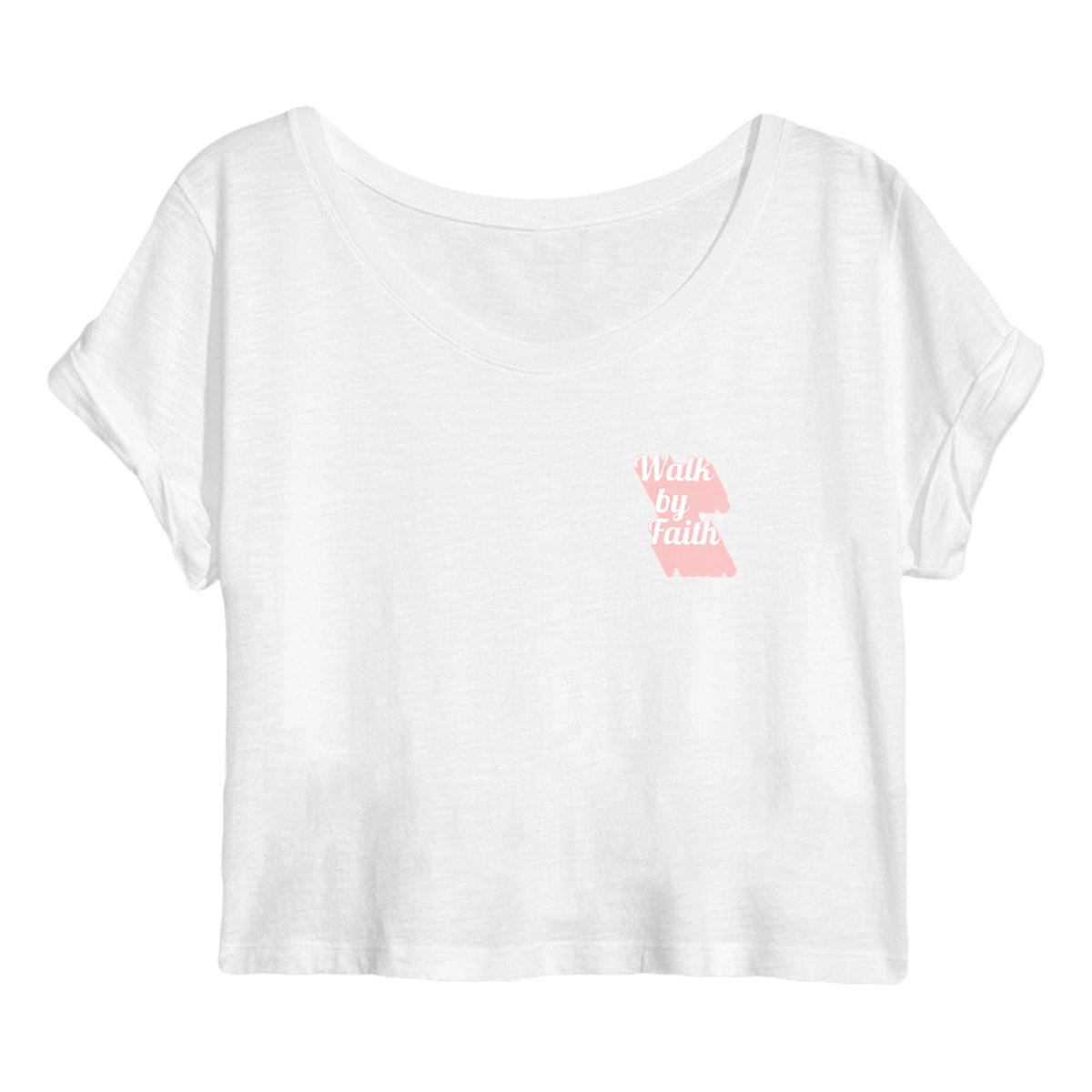 Image back Women's crop top Premium+ Walk by Faith