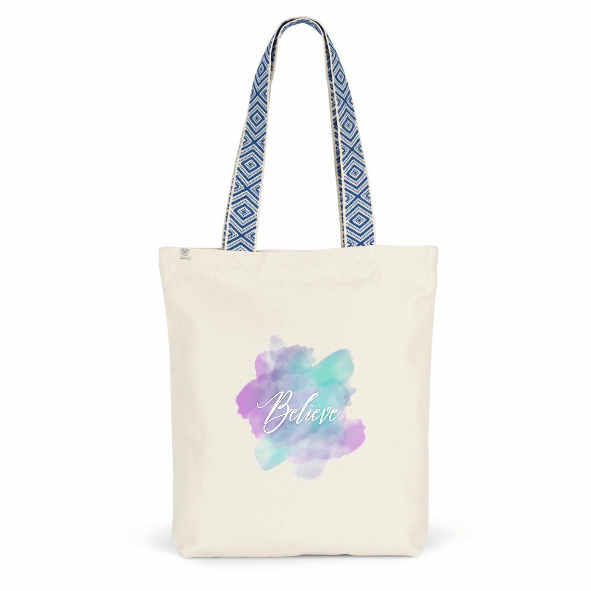 Image back Ethnic totebag ink