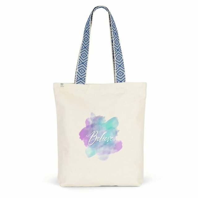 Image back Ethnic totebag ink