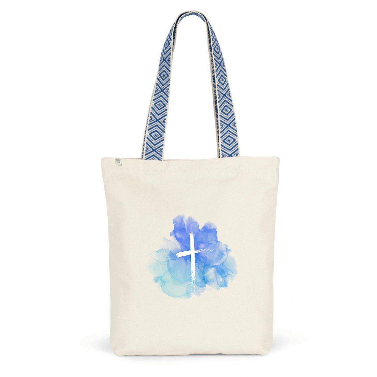 Image back Ethnic totebag ink