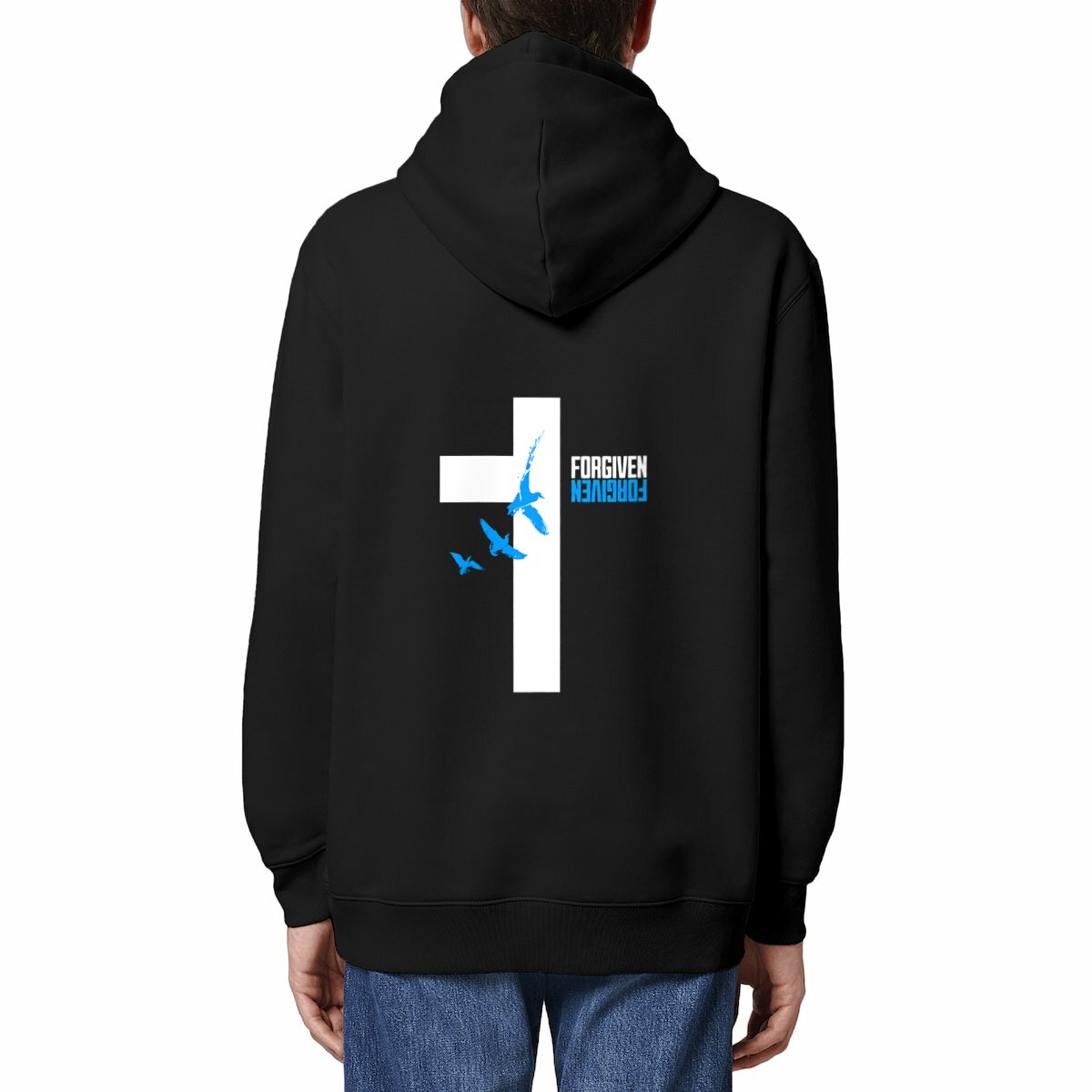 Image front Unisex hoodie premium+ Forgiven