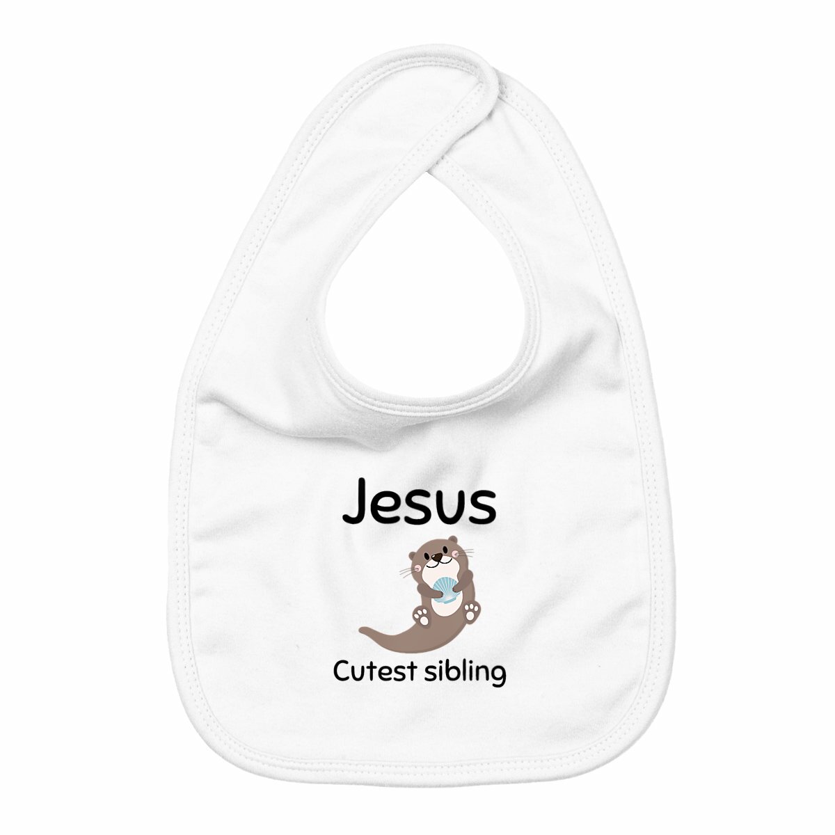 Image back Bib Premium+ Jesus's cutest sibling