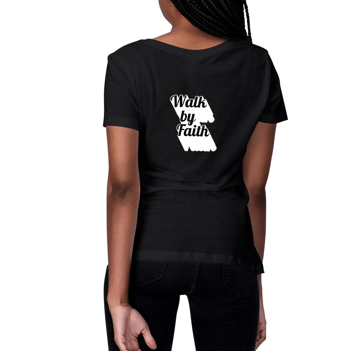 Image front Women's t-shirt Premium+ Walk by Faith