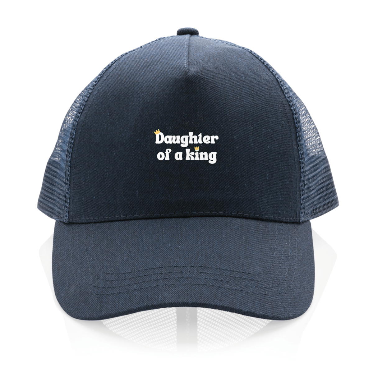 Image back 100% recycled Trucker cap Premium Dauther of a King