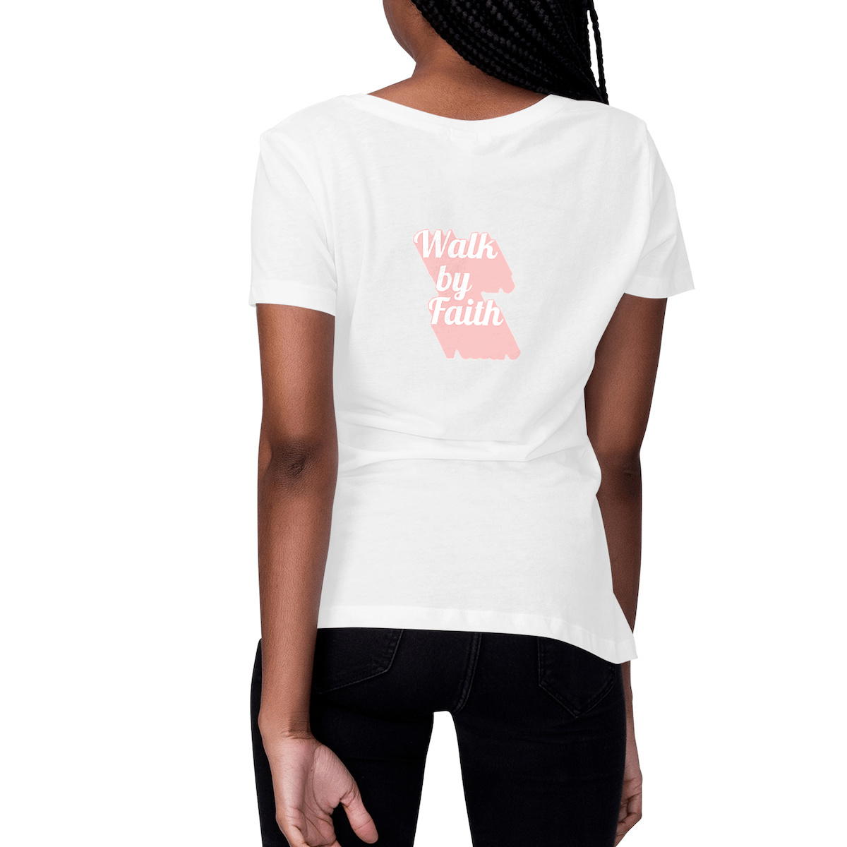 Image front Women's t-shirt Premium+ Walk by Faith