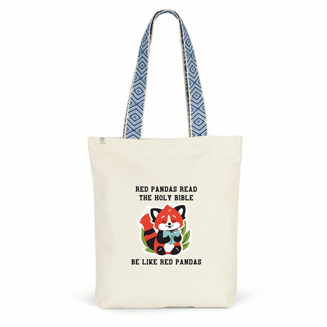 Image back Ethnic totebag Premium+ be like red pandas