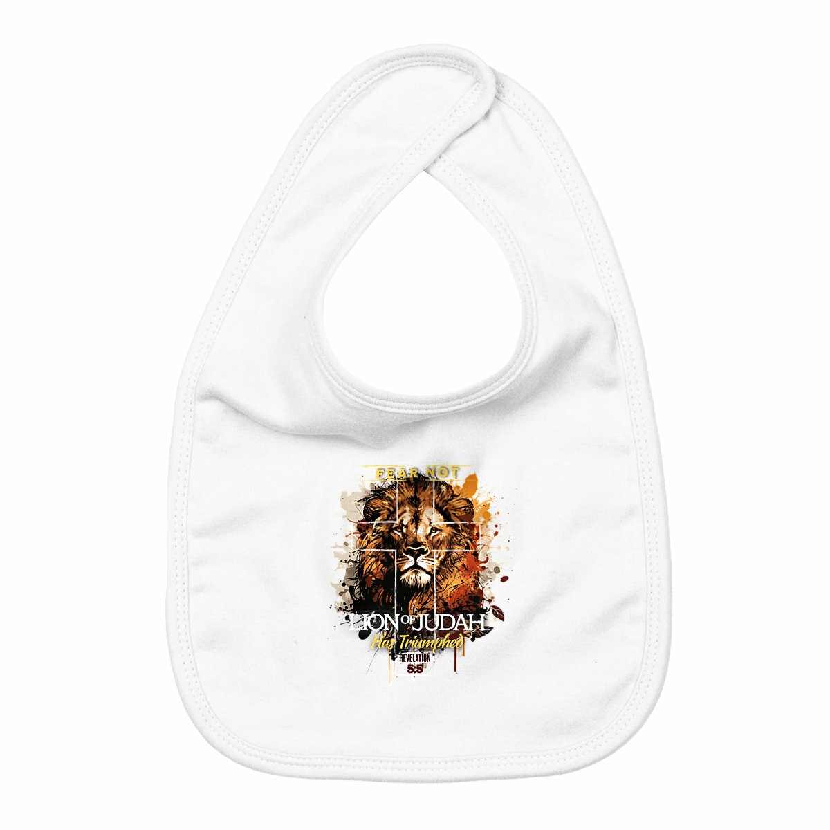Image back Bib Premium+ fear not lion of Judas