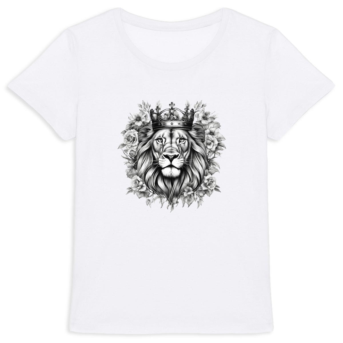Image back Women's t-shirt strong Lion