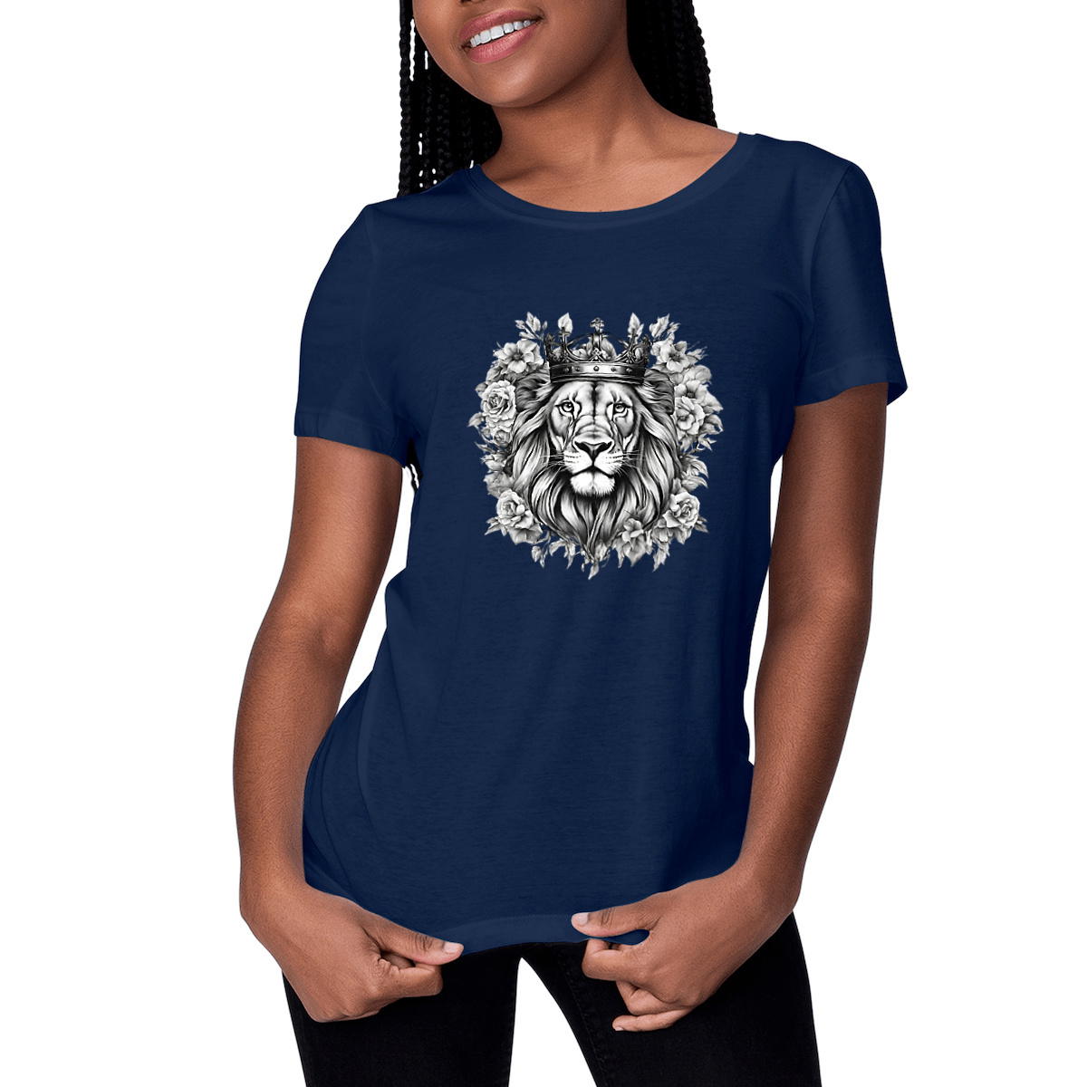 Image front Women's t-shirt strong Lion