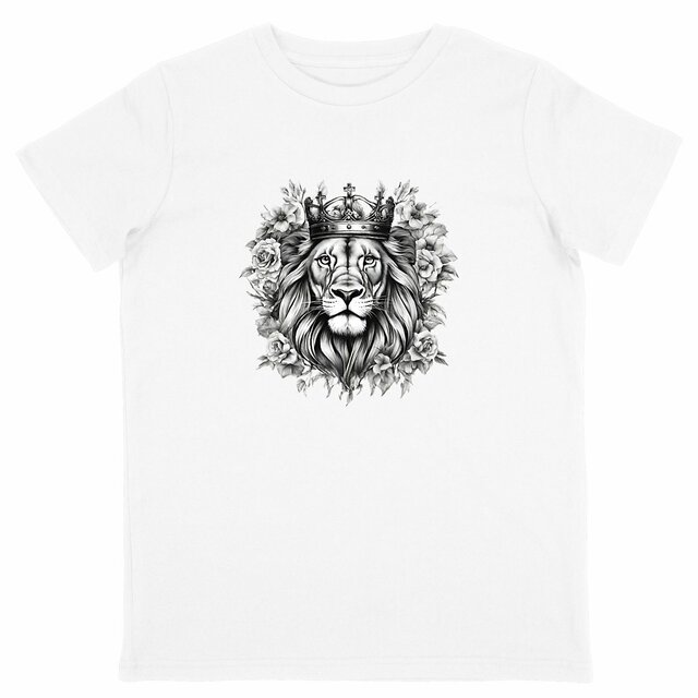 Image back kids T-shirt strong Lion