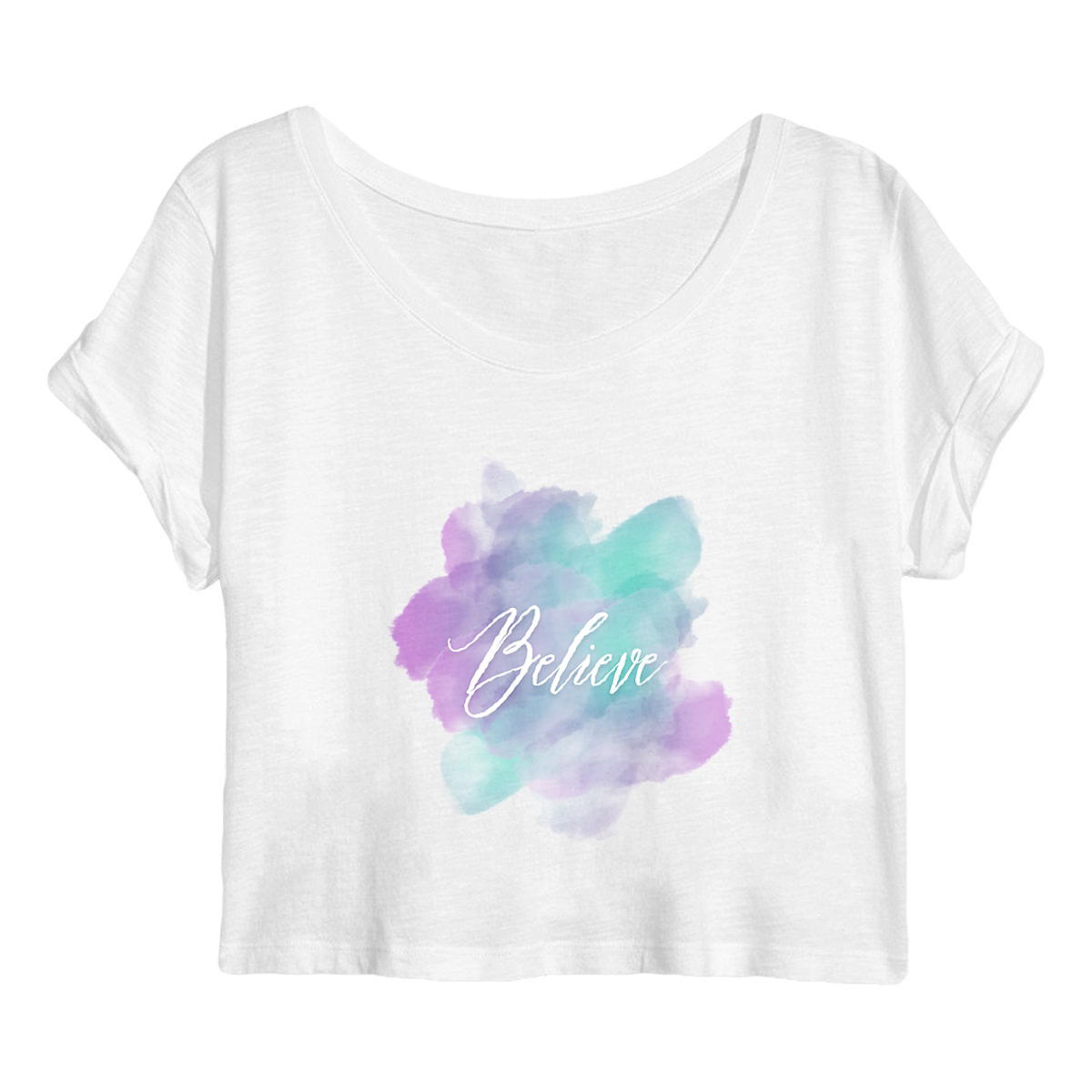 Image back Women's crop top "croix"