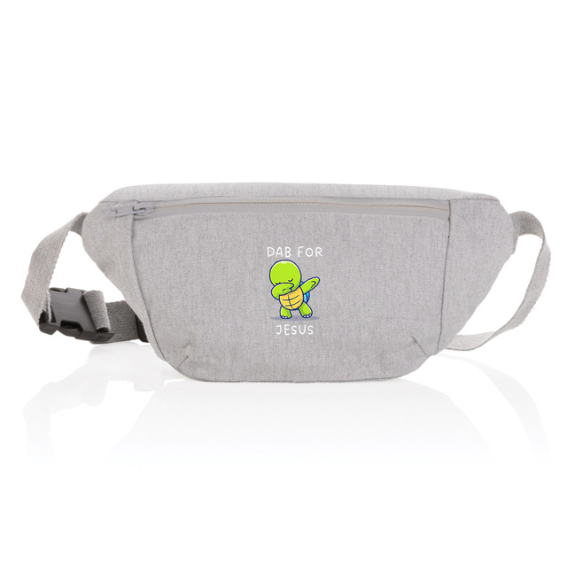 Image back canvas hip bag "DAB for Jesus"