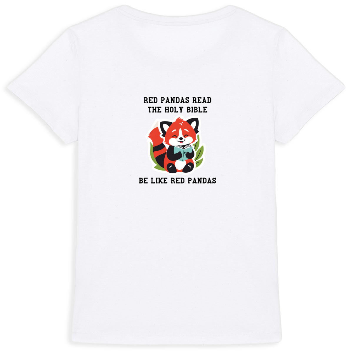 Image back Women's t-shirt Premium+ Be like red pandas