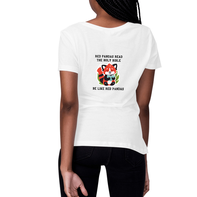 Image front Women's t-shirt Premium+ Be like red pandas