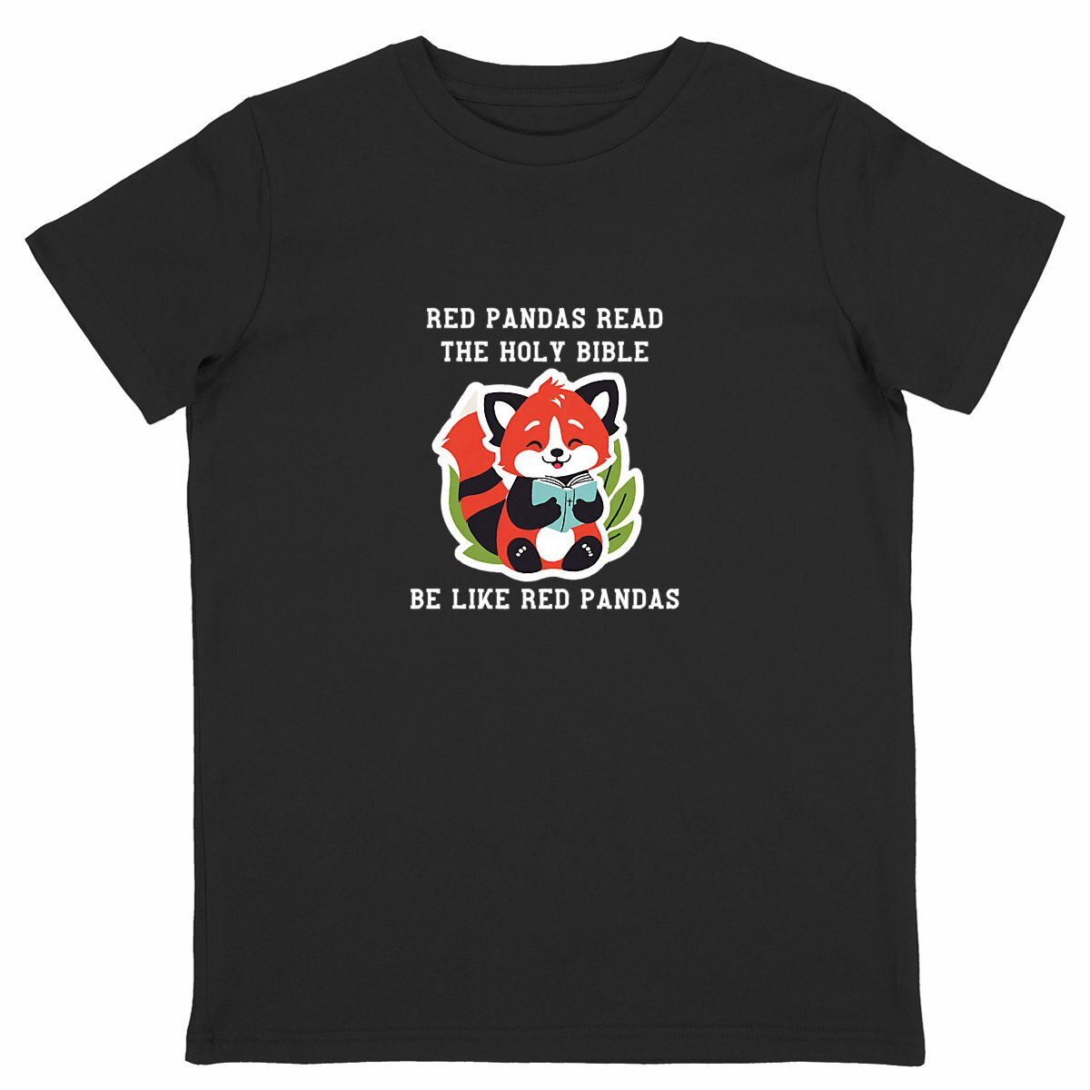 Image back Kids t-shirt Standard  Be like red pandas