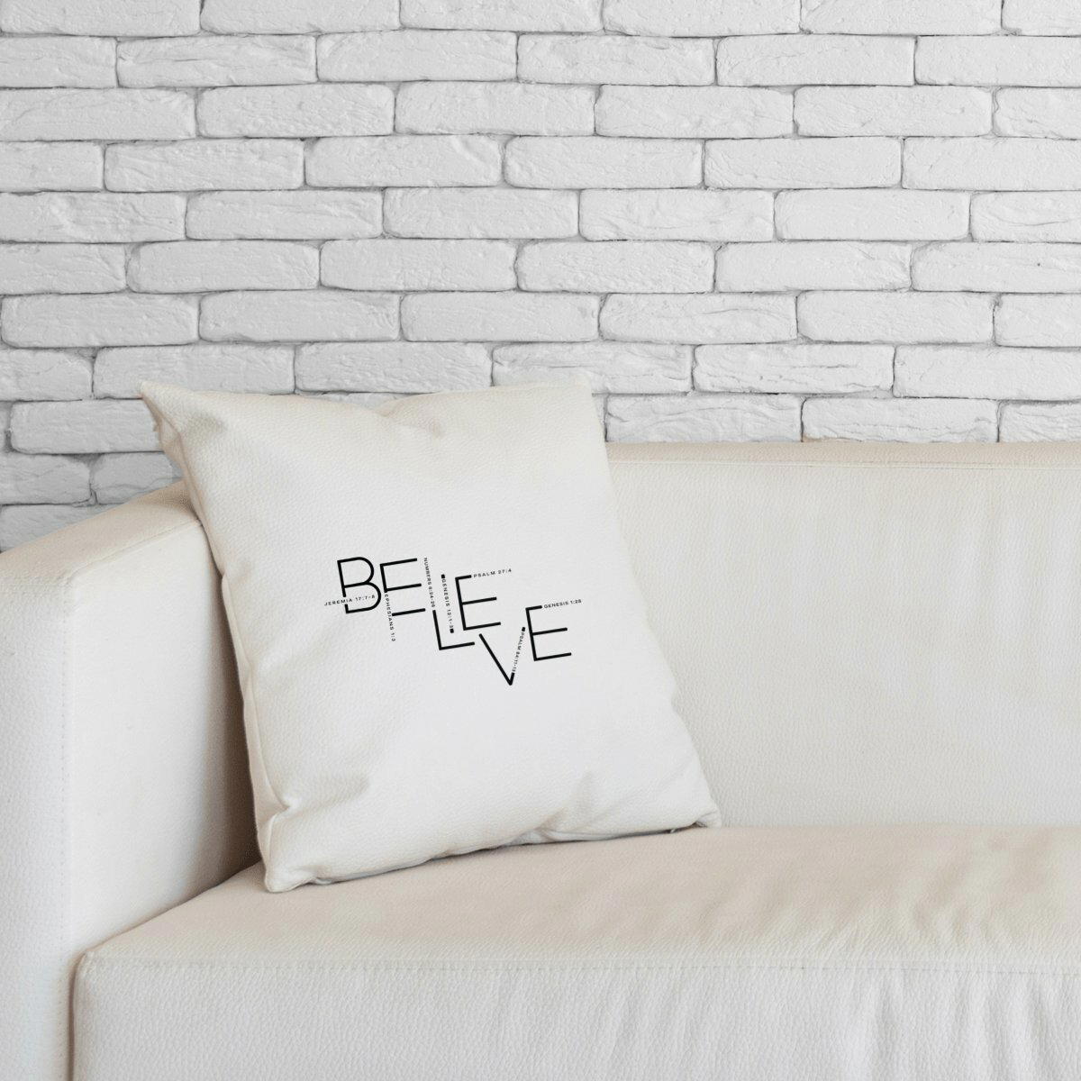 Image front Cushion - Premium Plus BELIEVE