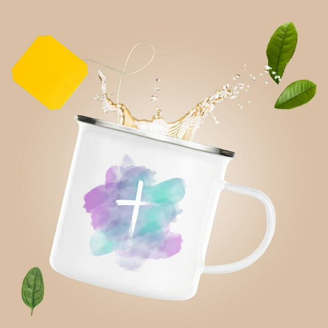 Image front Enamel mug "ink"