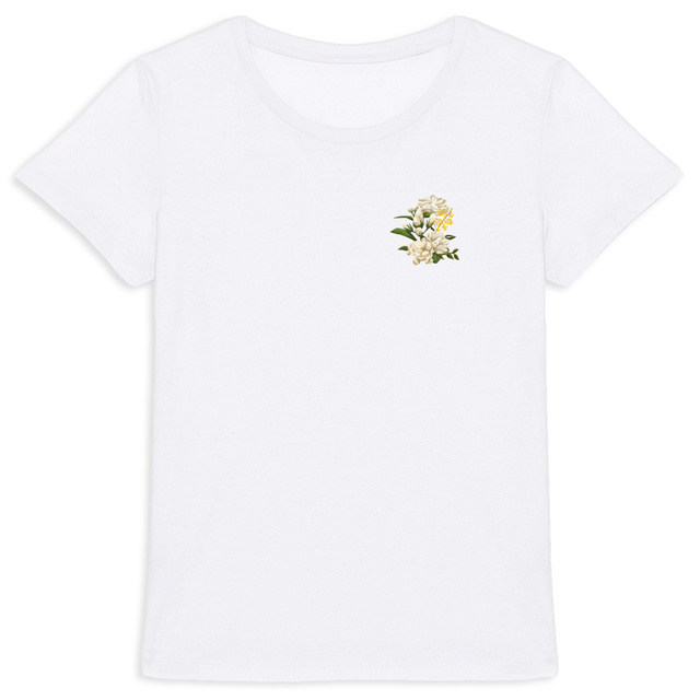 Image back Women's t-shirt "Saved by grace"