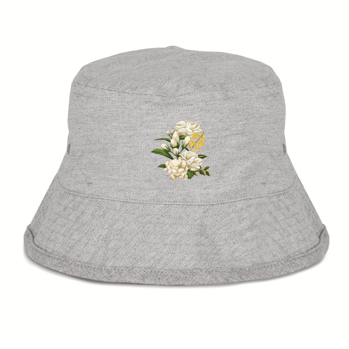 Image back bucket hat "Saved by grace"